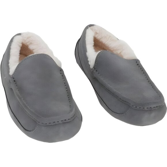 UGG Ascot Men's Sheepskin Slippers Grey - Men's US 7W